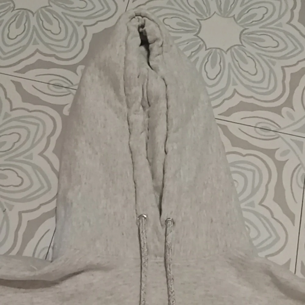Light Gray Hood Sweater Sweatshirt Black Hawk Regiment Sz XL